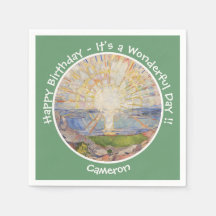 Edvard Munch the Sol (Solen) - Poster för soluppgå