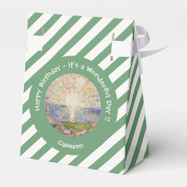 Edvard Munch the Sol (Solen) - Poster för soluppgå Presentaskar