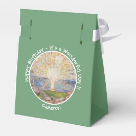 Edvard Munch the Sol (Solen) - Poster för soluppgå Presentaskar