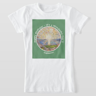 Edvard Munch the Sol (Solen) - Poster för soluppgå T Shirt