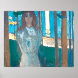 Edvard Munch - The Voice , Summer Night Poster
