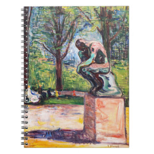 Edvard Munch - "Thinker by Rodin" Anteckningsbok