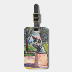 Edvard Munch - "Thinker by Rodin" Bagagebricka