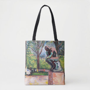 Edvard Munch - "Thinker by Rodin" Tygkasse