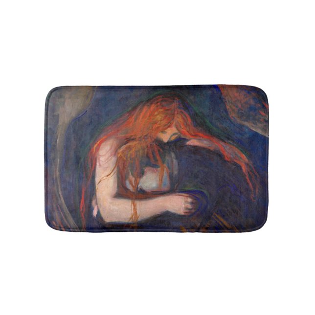 Edvard Munch - Vampire / Kärlek och Pain Badrumsmatta (Framsidan)