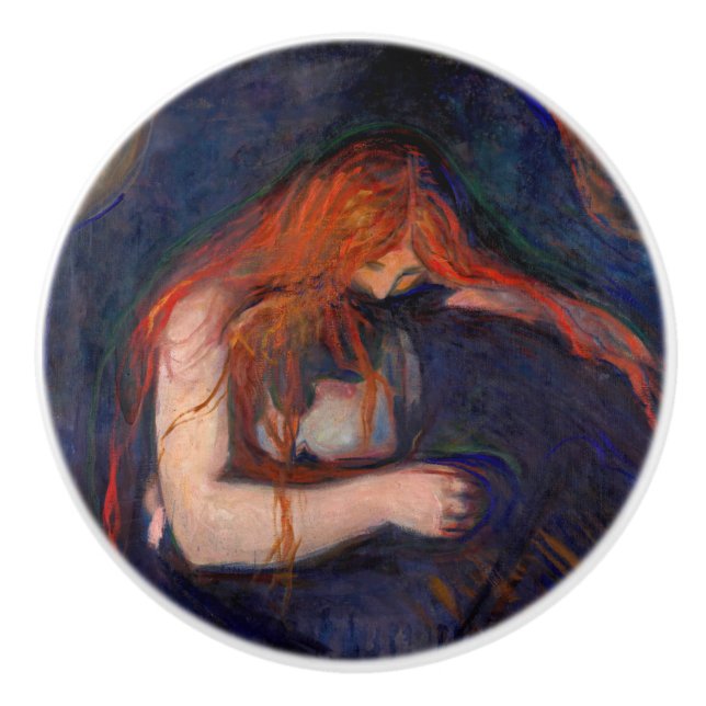 Edvard Munch - Vampire / Kärlek och Pain Knopp (Framsidan)