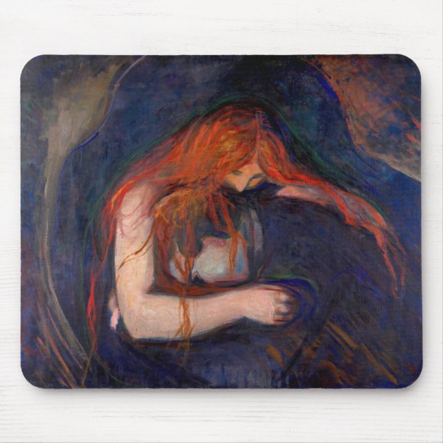 Edvard Munch - Vampire / Kärlek och Pain Musmatta (Framsidan)