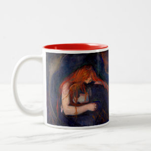 Edvard Munch - Vampire / Kärlek och Pain Två-Tonad Mugg
