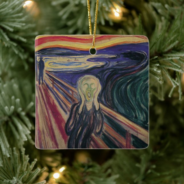 Edvard Munch, Vintagens uttryck Julgransprydnad Keramik (Träd)