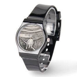 Edvard Munch Woodcut Art (1895) Armbandsur