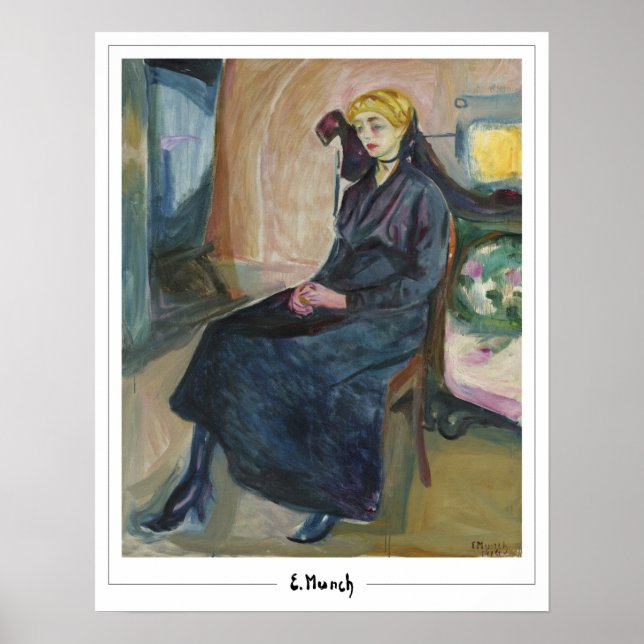 Edvard Munch Zedign Art Poster #427-3 (Framsidan)