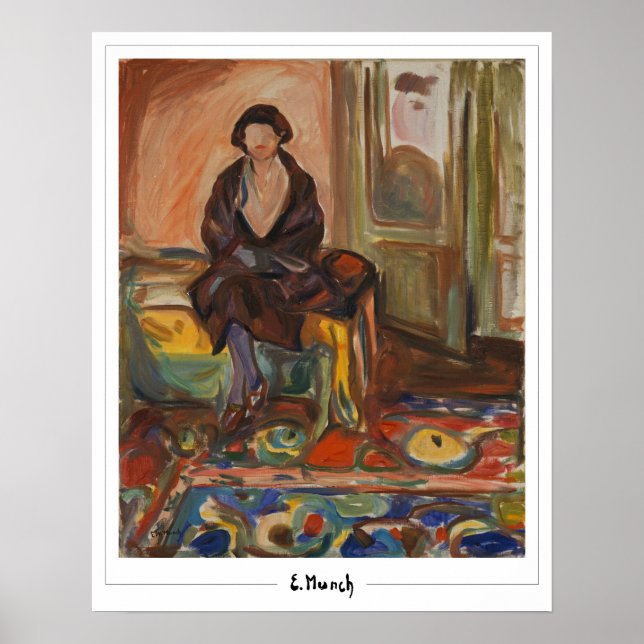 Edvard Munch Zedign Konstaffisch #598-3 Poster (Framsidan)
