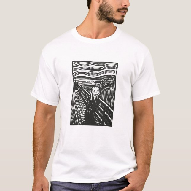 Edvard Munch's Skräm T Shirt (Framsida)