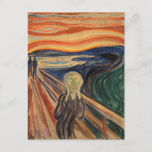 Edvard Munch's The Skräm Vykort