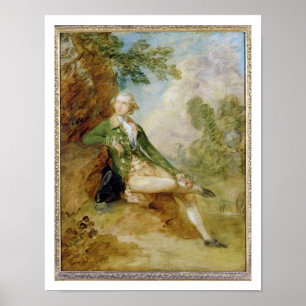 Edward Augustus, Duke of Kent, c.1787 (olja på kan Poster