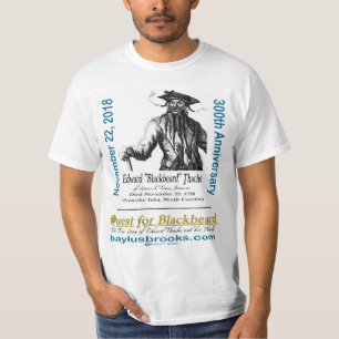 Edward "Blackbeard" Thache sökandenbära 300. T-shirt