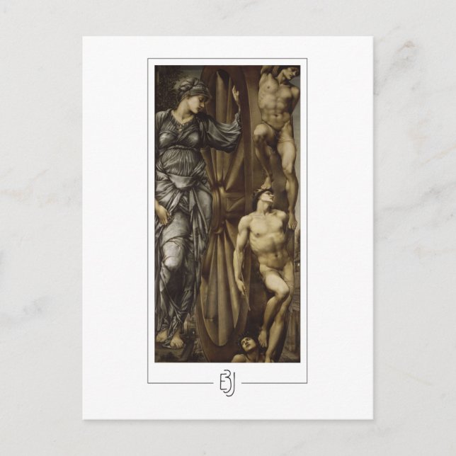 Edward Burne-Jones #11 - Finkonstkort Vykort (Framsida)