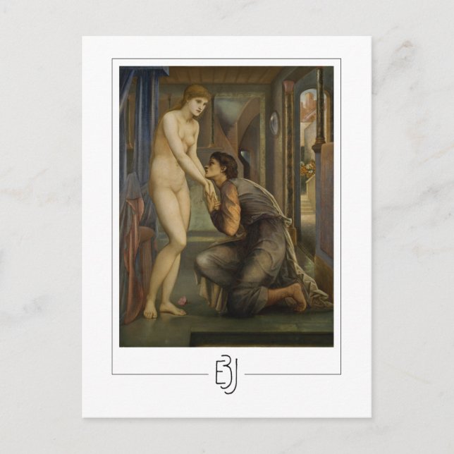 Edward Burne-Jones #12 - Finkonst Postkort Vykort (Framsida)