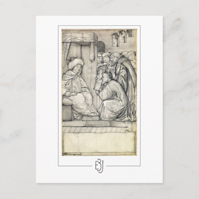 Edward Burne-Jones #139 - Finkonst Postkort Vykort (Framsida)