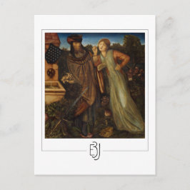Edward Burne-Jones #13 - Finkonstkort Vykort