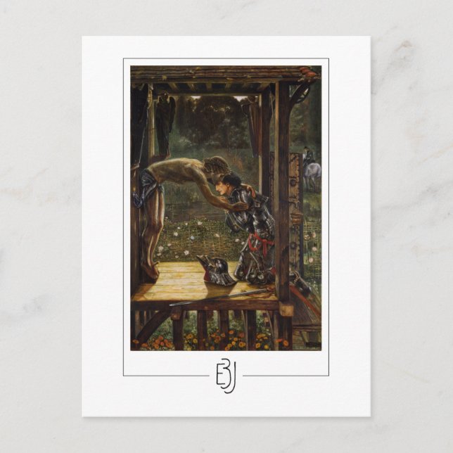 Edward Burne-Jones #14 - Finkonstkort Vykort (Framsida)