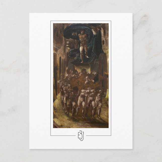 Edward Burne-Jones #16 - Fine Art Postcard Vykort (Framsida)