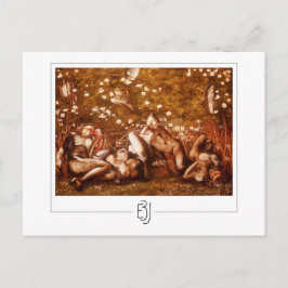 Edward Burne-Jones #18 - Finkonstkort Vykort