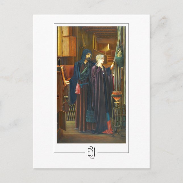 Edward Burne-Jones #21 - Finkonst Postkort Vykort (Framsida)