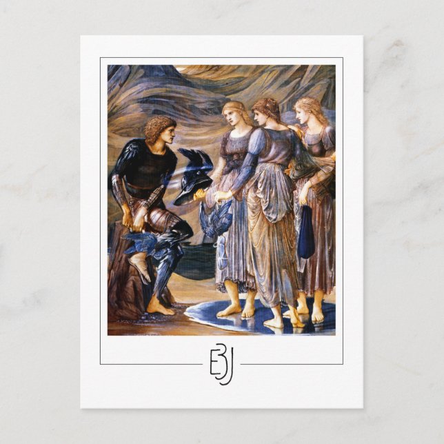 Edward Burne-Jones #258 - Fine Art Postcard Vykort (Framsida)