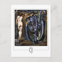 Edward Burne-Jones #261 - Finkonstkort