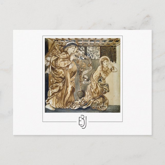 Edward Burne-Jones #29 - Finkonstkort Vykort (Framsida)