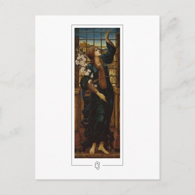 Edward Burne-Jones #48 - Fine Art Postcard Vykort (Framsida)