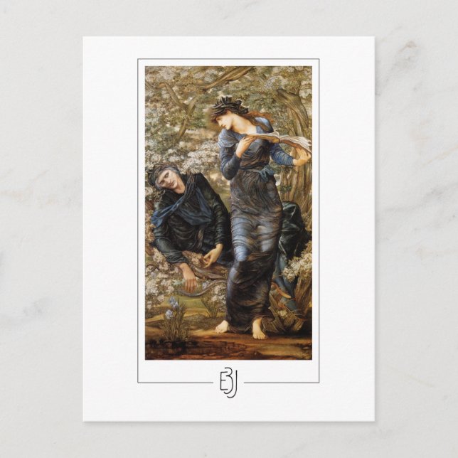 Edward Burne-Jones #79 - Fine Art Postcard Vykort (Framsida)