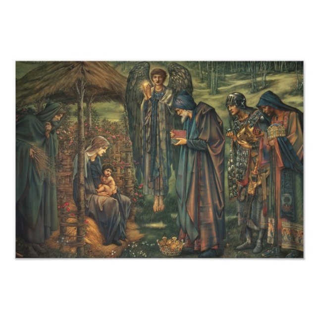 Edward Burne-Jones - Betlehem-stjärnan Fototryck (Framsidan)