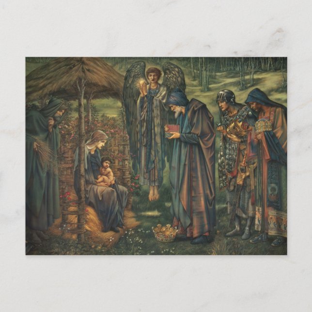 Edward Burne-Jones - Betlehem-stjärnan Vykort (Framsida)