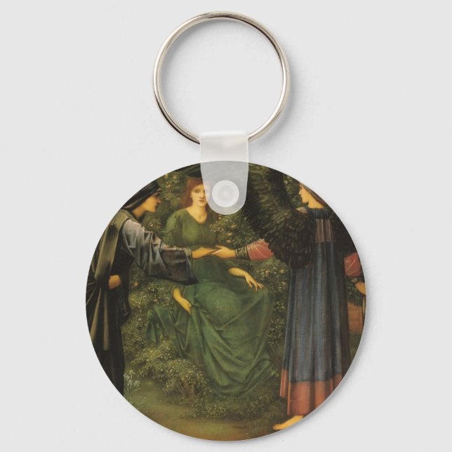 Edward Burne-Jones- Heart på Ro Nyckelring (Framsida)