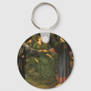 Edward Burne-Jones hjärta av ron Nyckelring