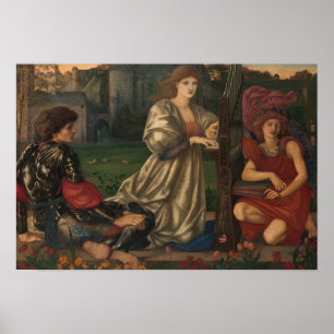 Edward Burne-Jones - Kärlek Sång Poster