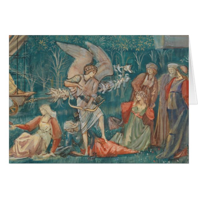 Edward Burne-Jones - Passing of Venus Hälsningskort (Framsidan Horizontal)