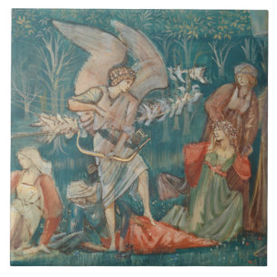 Edward Burne-Jones - Passing of Venus Kakelplatta