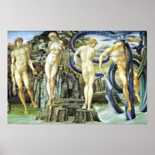 Edward Burne-Jones Perseus och Andromeda Poster