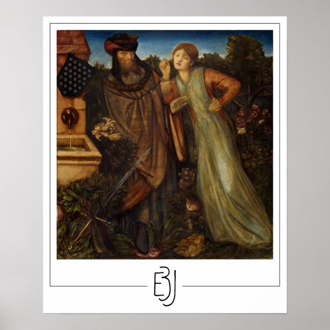 Edward Burne-Jones Zedign Art Poster #13 (Framsidan)