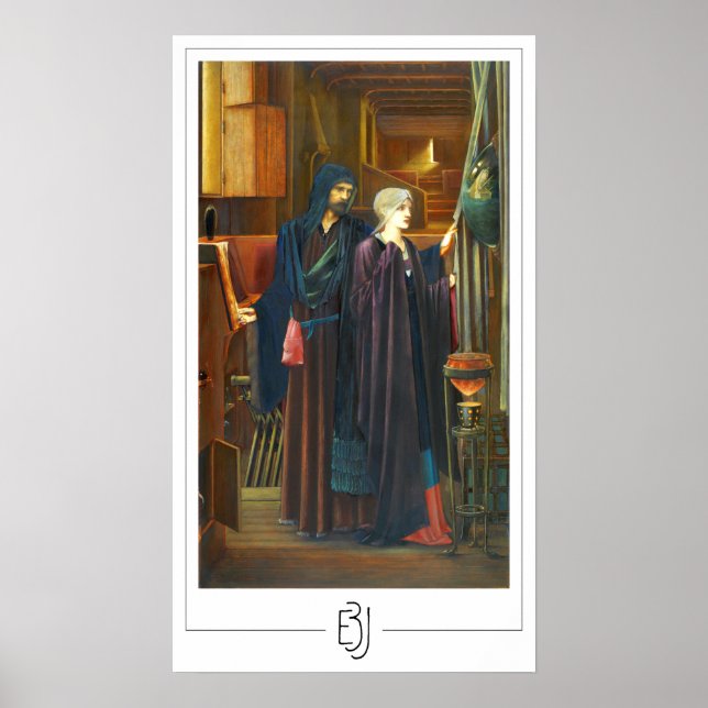 Edward Burne-Jones Zedign Art Poster #21 (Framsidan)