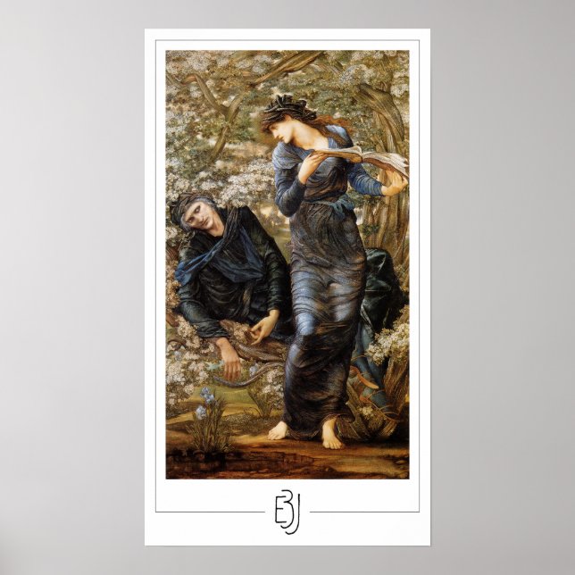 Edward Burne-Jones Zedign Art Poster #79 (Framsidan)