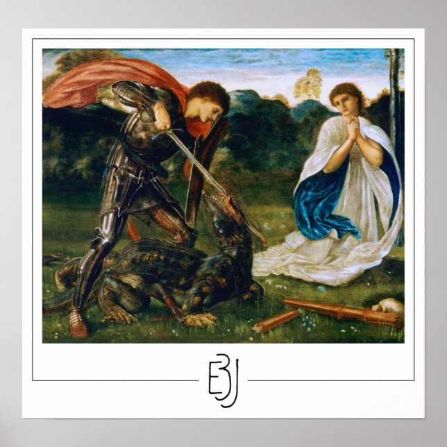 Edward Burne-Jones Zedign Art Poster nr 101 (Framsidan)