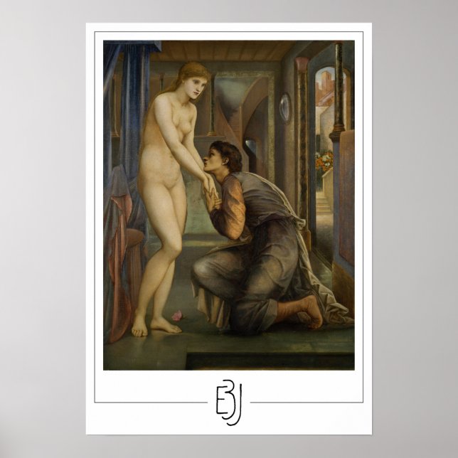 Edward Burne-Jones Zedign Art Poster nr 12 (Framsidan)