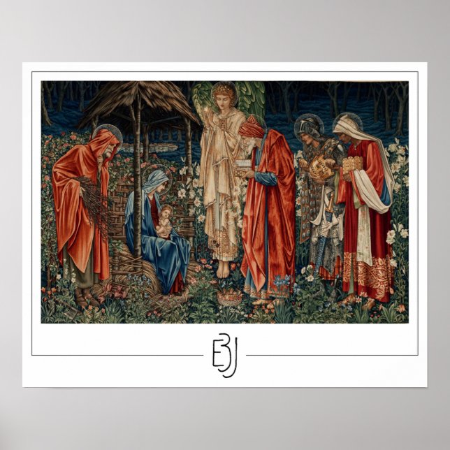Edward Burne-Jones Zedign Art Poster nr 3 (Framsidan)