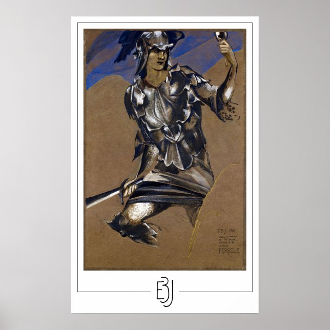 Edward Burne-Jones Zedign Art Poster nr 7 (Framsidan)