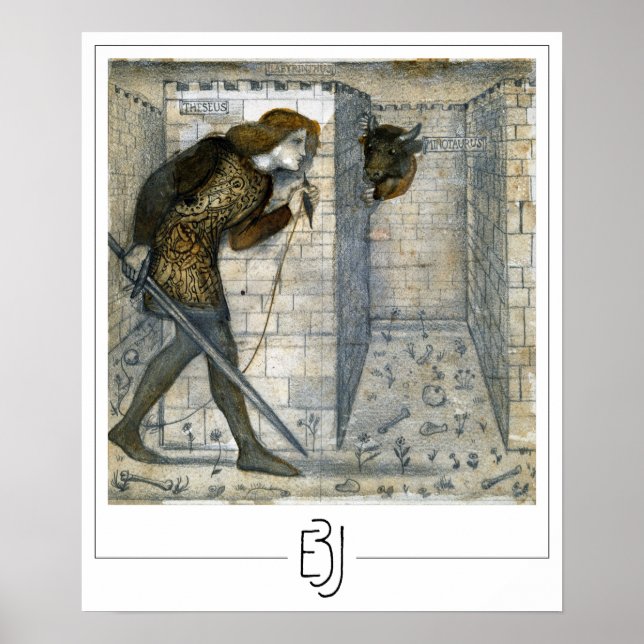 Edward Burne-Jones Zedign konstaffisch #134 Poster (Framsidan)