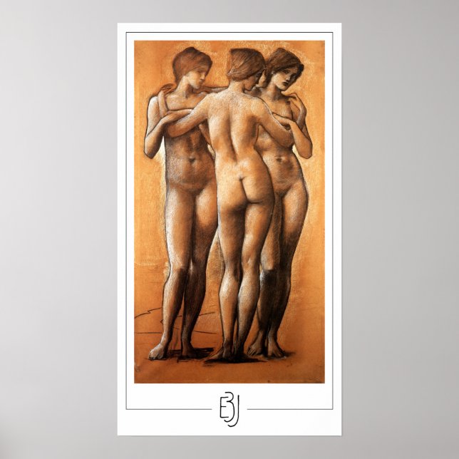 Edward Burne-Jones Zedign konstaffisch #251 Poster (Framsidan)